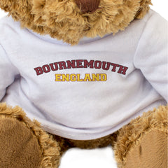 BOURNEMOUTH, ENGLAND - Teddy Bear - Cute Cuddly Soft - Funny Dorset Gift Present