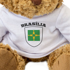 BRASILIA FLAG - Teddy Bear - Cute Cuddly Soft Adorable - Brazil Gift Present