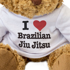 I LOVE BRAZILIAN JIU JITSU - Teddy Bear - Cute Cuddly Soft - Funny Gift Present