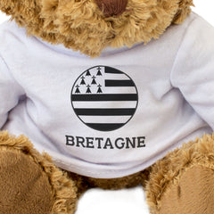 BRETAGNE FLAG ROUNDEL - Teddy Bear - Cute Funny - Brittany Souvenir Gift Present