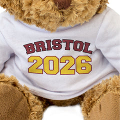 BRISTOL 2026 - Teddy Bear - Cute Cuddly Soft - Graduation Gift Present
