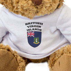 BRITISH VIRGIN ISLANDS FLAG - Teddy Bear - Cute Cuddly Soft - Gift Present