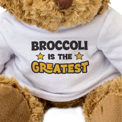 BROCCOLI IS THE GREATEST - Teddy Bear - Cute Funny Soft - Gift Present