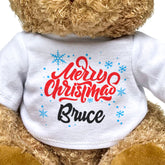 Merry Christmas Bruce - Teddy Bear