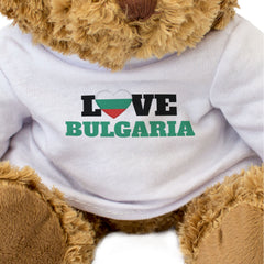 LOVE BULGARIA (FLAG HEART) - Teddy Bear - Cute Funny - Souvenir Gift Present