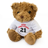 BUON COMPLEANNO 21 - Teddy Bear - Cute - Funny Italian Birthday Gift Present