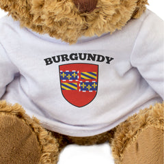 BURGUNDY FLAG - Teddy Bear - Cute Cuddly Soft - Bourgogne France Gift Present