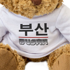 BUSAN (부산) - Teddy Bear - Cute Cuddly Soft - Korean Souvenir Gift Present