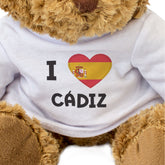 I Love Cadiz / Cádiz (Spain Flag) - Teddy Bear