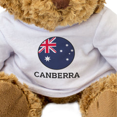 CANBERRA (AUSTRALIA FLAG ROUNDEL) - Teddy Bear - Cute - Souvenir Gift Present