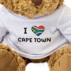 I Love Cape Town (South Africa Flag) - Teddy Bear