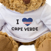 I Love Cape Verde Flag - Teddy Bear