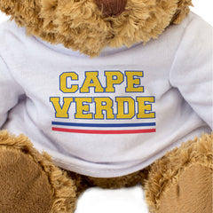 CAPE VERDE FLAG STRIPES - Teddy Bear - Cute - Cabo Verde Souvenir Gift Present
