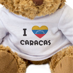 I LOVE CARACAS (VENEZUELA FLAG) - Teddy Bear - Cute Cuddly Soft - Gift Present