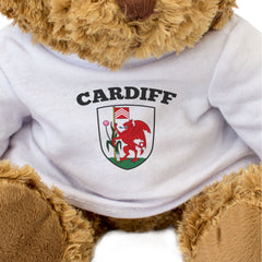 CARDIFF FLAG - Teddy Bear - Cute Cuddly Soft Adorable - Wales Gift Present