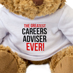 THE GREATEST CAREERS ADVISER EVER - Teddy Bear - Cute Cuddly - Gift Present