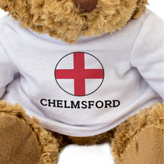 CHELMSFORD (ENGLAND FLAG ROUNDEL) - Teddy Bear - Funny Souvenir Gift Present