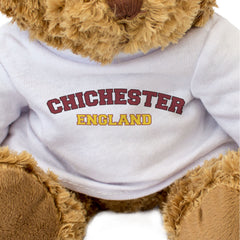 CHICHESTER, ENGLAND - Teddy Bear - Cute Cuddly Soft - Funny Sussex Gift Present