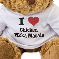 I LOVE CHICKEN TIKKA MASALA - Teddy Bear - Cute Funny Food Souvenir Gift Present