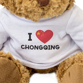 I Love Chongqing (China Flag) - Teddy Bear