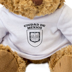 CIUDAD DE MÉXICO FLAG - Teddy Bear - Cute Cuddly Soft - Mexico Gift Present