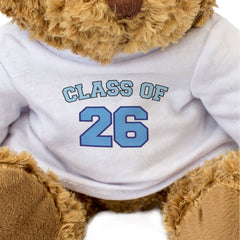 CLASS OF 26 (BLUE) - Teddy Bear - Cute Cuddly - 2026 Graduation Gift Present