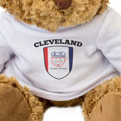 CLEVELAND CITY FLAG - Teddy Bear - Cute Cuddly Soft - Ohio Gift Present