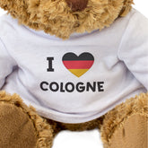 I Love Cologne (Germany Flag) - Teddy Bear