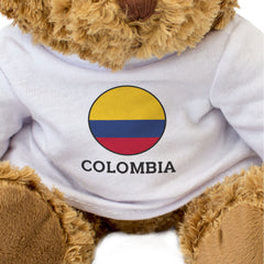 COLOMBIA FLAG ROUNDEL - Teddy Bear - Cute Cuddly Soft - Colombian Gift Present