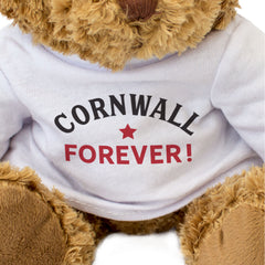 CORNWALL FOREVER! - Teddy Bear - Cute Cuddly Soft - Funny Cornish Gift Present