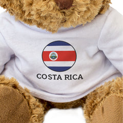 COSTA RICA FLAG ROUNDEL - Teddy Bear - Cute Cuddly - Costa Rican Gift Present
