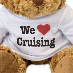 WE LOVE CRUISING - Teddy Bear - Cute Soft Cuddly - Funny Cruise Ship Gift Present