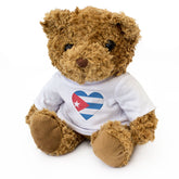 CUBA FLAG HEART - Teddy Bear - Cute Cuddly Soft Adorable - Cuban Gift Present