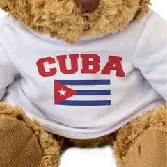 CUBA + FLAG - Teddy Bear - Cute Soft - Funny Cuban Souvenir Gift Present