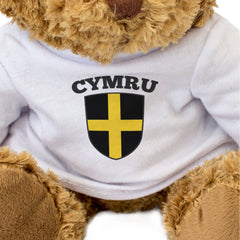 CYMRU FLAG (ST. DAVID'S CROSS) - Teddy Bear - Cute Cuddly - Wales Gift Present