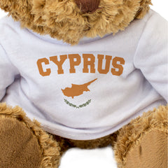 CYPRUS + FLAG - Teddy Bear - Cute Soft - Funny Cypriot Souvenir Gift Present