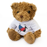 CZECH REPUBLIC FLAG (MUSICAL NOTES) - Teddy Bear - Czech Music Fan Gift Present