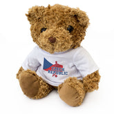 CZECH REPUBLIC FLAG (FOOTBALL) - Teddy Bear - Cute - Soccer Fan Gift Present