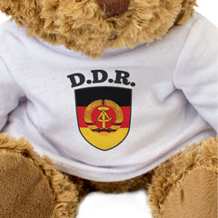 DDR FLAG - Teddy Bear - Cute Cuddly Soft Adorable - East Germany Gift Present