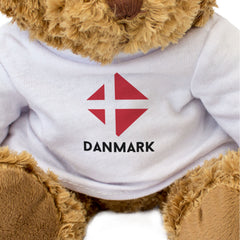 DANMARK FLAG DIAMOND - Teddy Bear - Cute Funny Denmark Souvenir Gift Present