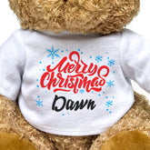 Merry Christmas Dawn - Teddy Bear
