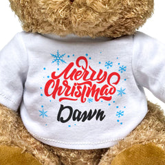 Merry Christmas Dawn - Teddy Bear