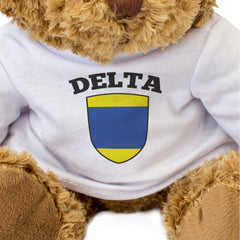 DELTA (ICS NAUTICAL SIGNAL) - Teddy Bear - Naval Maritime Flag Gift Present