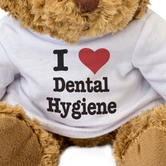 I LOVE DENTAL HYGIENE - Teddy Bear - Cute Cuddly Soft - Funny Kids Gift Present