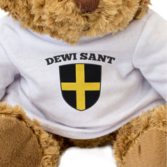 DEWI SANT FLAG - Teddy Bear - Cute Cuddly - Wales St David's Day Gift Present