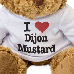 I LOVE DIJON MUSTARD - Teddy Bear - Cute Cuddly Soft Adorable - Gift Present