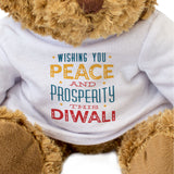 Wishing You Peace And Prosperity This Diwali - Teddy Bear