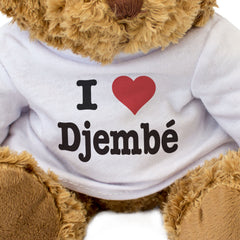 I LOVE DJEMBÉ - Teddy Bear - Cute Cuddly Funny Soft - Music Gift Present