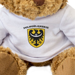 DOLNOŚLĄNSKIE FLAG - Teddy Bear - Cute Cuddly Soft - Poland Polska Gift Present