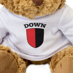 Down County Colours - Teddy Bear - Ireland County Down Gift Present